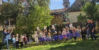 Kindergartenfest zum Gütesiegel Buchkita
