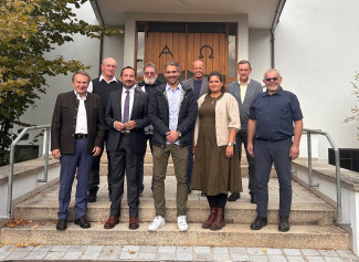 Gruppenbild mit den Beteiligten der Quartiersarbeit